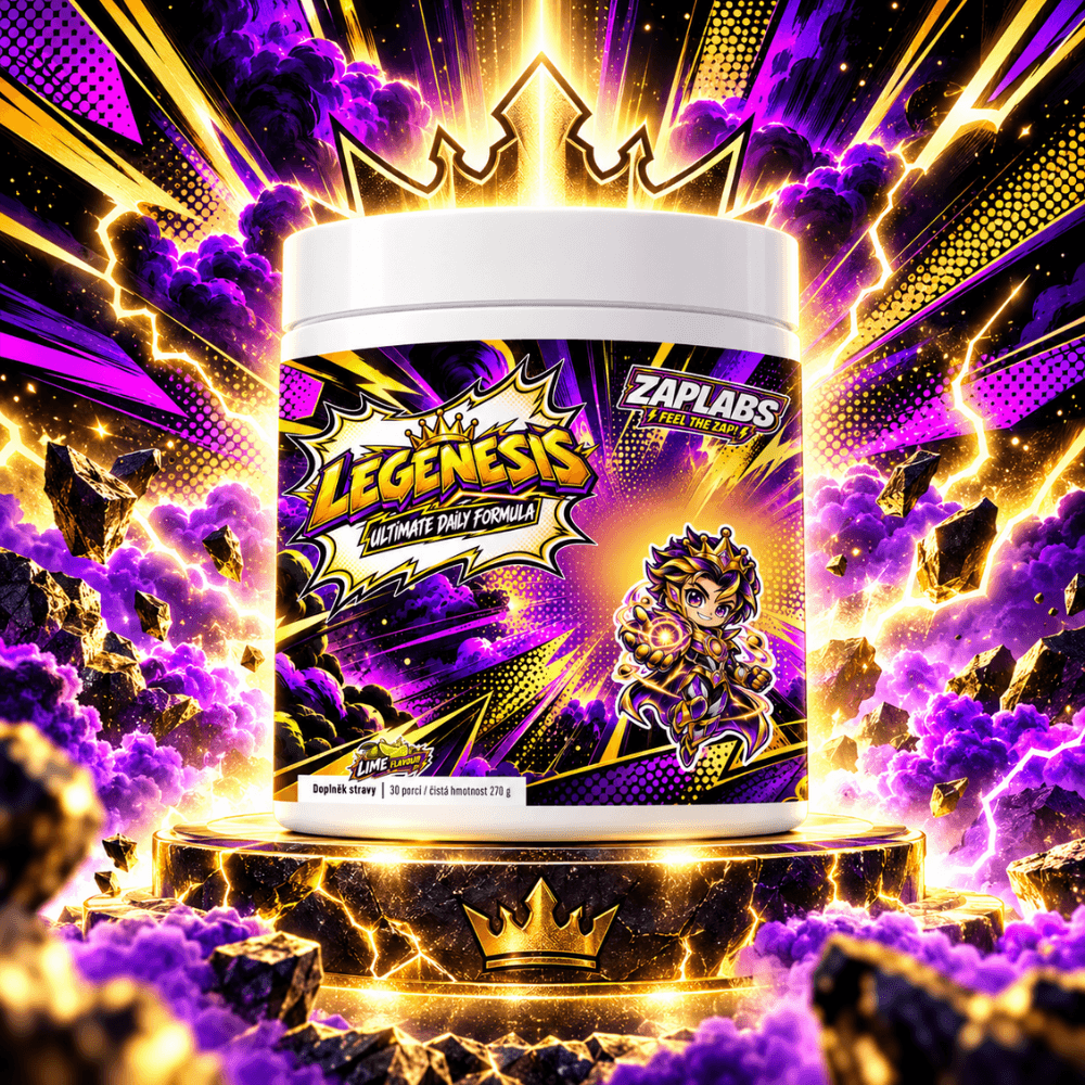 LEGENESIS ZAPLABS – multivitaminový komplex a prémiová denní formule v komiksovém designu