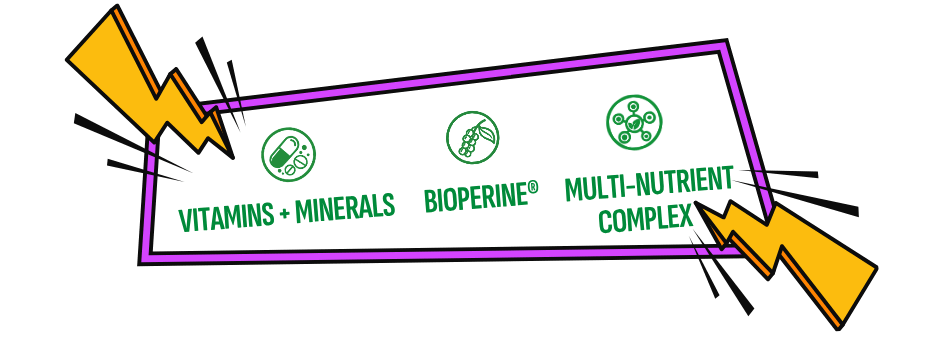 LEGENESIS – 25 vitaminů a minerálních látek, BioPerine® a multi-nutrient komplex
