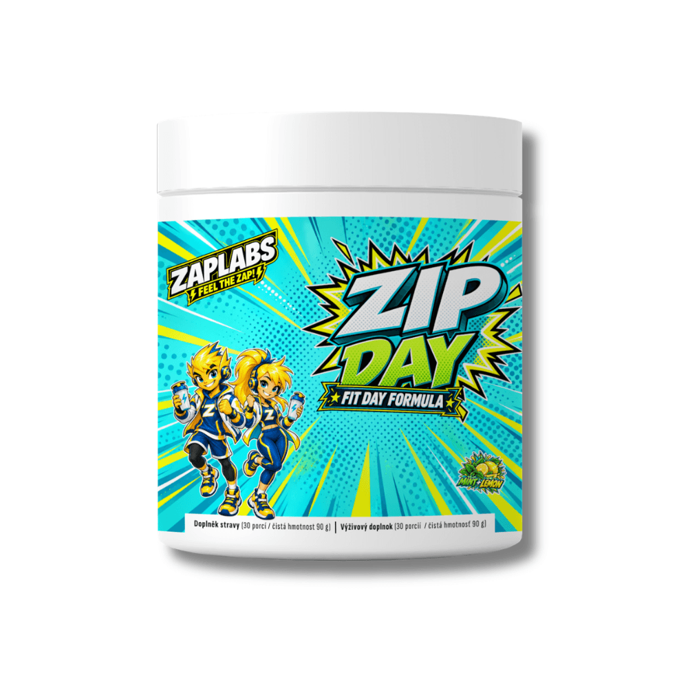 ZIP DAY ZAPLABS – práškový doplněk s L-karnitinem, 30 porcí
